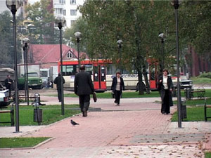 Работы по благоустройству площади у Раменского…