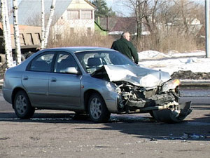 Сегодня днем на пересечении Северного и Донинского шоссе…