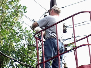 В результате сегодняшней грозы без электричества…