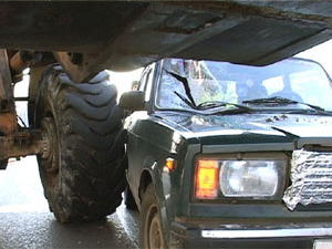 Сегодня утром на улице Михалевича произошло дорожно…