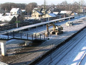Московская железная дорога продолжает оборудовать…