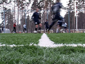 В понедельник на новой спортивной базе футбольного клуба…