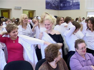 Сегодня в Московском областном медицинском колледже…