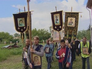 Участники Крестного хода вышли из Барнаула  в феврале…