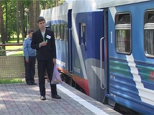 С начала лета  на Кратовской детской железной дороге…