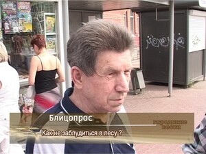 БЛИЦОПРОС: Как не заблудиться в лесу ?