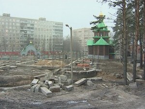 С сентября месяца строительство нового храма в Духовном…