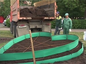 Прямо в центре города на глазах у изумленных прохожих…