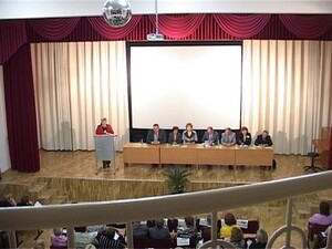 Сегодня в новой Дергаевской школе прошла конференция…