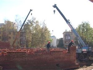 В конце июля началось строительство нового корпуса…