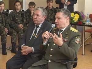 В Дергаевской школе состоялась встреча учеников с…