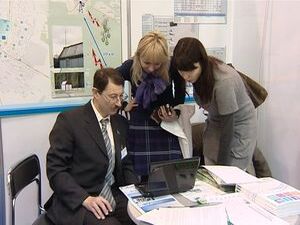 «Ориентироваться на перспективу»-такой слоган у выставки…