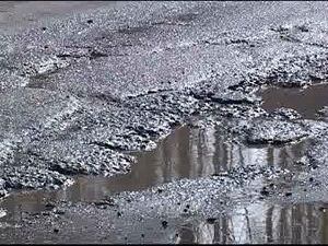 Донинское шоссе на сегодня находится в аварийном…