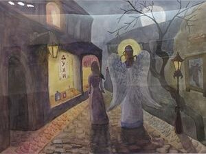 Яркие и по детски искренние картины можно было на днях…