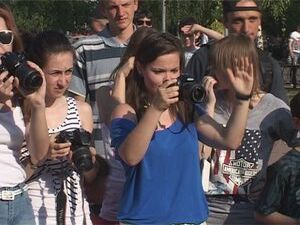 Сегодня на площади молодёжи прошёл день борьбы с курением