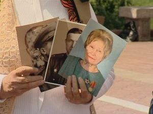 Сегодня ветераны возложили цветы к Вечному огню.