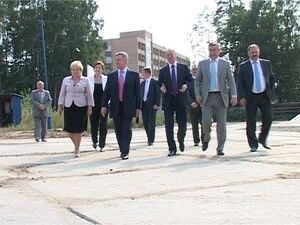 Вчера визит губернатора Московской области в Раменское…