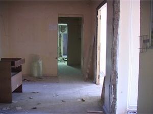 В детской поликлиннике на улице Советская ремонт идёт…