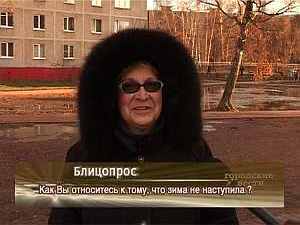 Как Вы относитесь к тому, что зима не наступила?