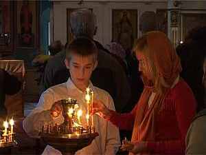 В дни  Рождественского  поста  наша  съемочная  группа…