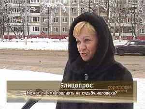 Блиц-опрос «Может ли повлиять имя на судьбу человека?»