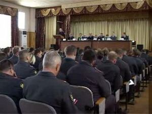 В здании полиции систематически проходят отчетные…
