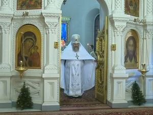 В Свято-Троицком храме состоялась праздничная служба.