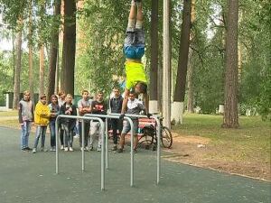 В городском парке открылась новая площадка WORK OUT…