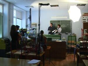 В 6-ой школе полным ходом идут съемки школьного…