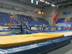 Очередной представительный турнир во дворце спорта…