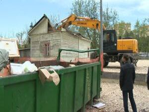 В Раменском на два ветхих дома стало меньше. Вчера рядом…