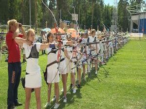 В раменском прошло первенство России по стрельбе из лука.