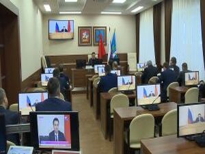 Сегодня состоялась первая в этом году видеоконференция с…