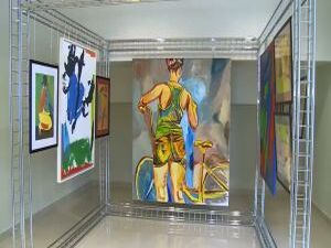 Художественная выставка открылась во Дворце Спорта…