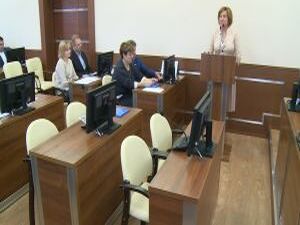 Председатель Комитета по образованию Наталья Асеева…