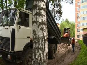 На Западном проезде полным ходом идёт укладка…