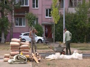 Благоустройство дворовых территорий в нашем городе…