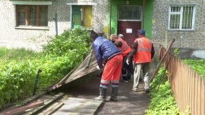 В Кратово началось благоустройство дворов.