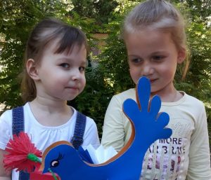 С огромным удовольствием воспитанники дошкольных учреждений Раменского г.о. приняли участие во флешмобе «Голубь Мира»