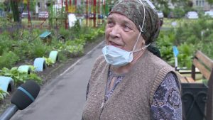 Двор на улице Михалевича уже неоднократно становился предметом восхищения.