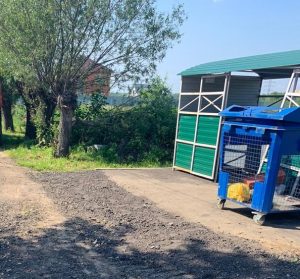 В ТУ «Новохаритоновское» ведутся работы по обустройству подъездных путей к контейнерным площадкам