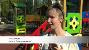 28 июля  в «ТУ Новохаритоновское» состоялось торжественное открытие новой детской игровой площадки .