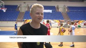 Наша съемочная группа посетила одну из  тренировок баскетболистов.