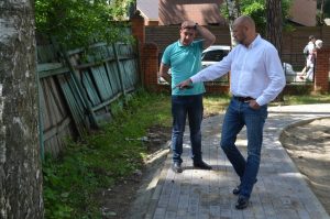 Депутат Совета депутатов Раменского городского округа, директор МКУ ТУ Ильинский С.В. Демин провел выездное совещание по благоустройству