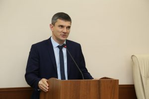 С информационным сообщением о рейтинге территориальных управлений за второй квартал 2020 годы выступил директор Раменского ЦУР Сергей Мякотин