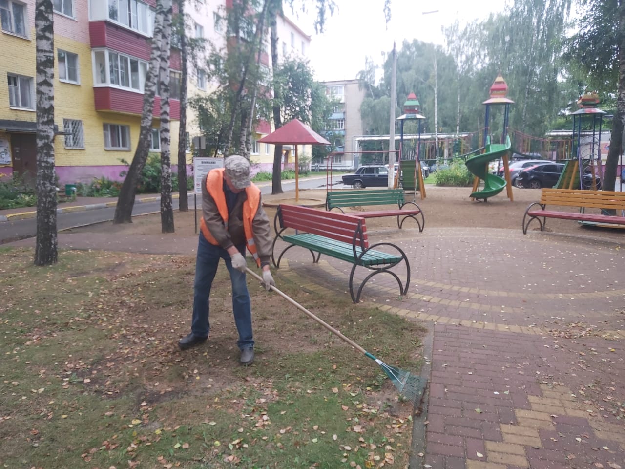 МБУ городское хозяйство Фрязино. Раменский бульвар.