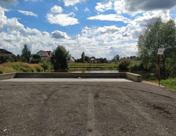 На территории ТУ «Гжельское»я Раменского г.о,завершены работы по строительству пожарного пирса