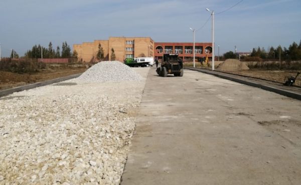 В ТУ Новохаритоновское Раменского городского округа ведутся работы по ремонту дороги