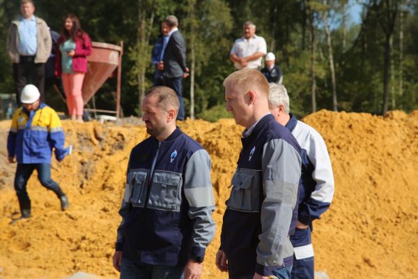 Газораспределительная станция строится вблизи д.Жуково