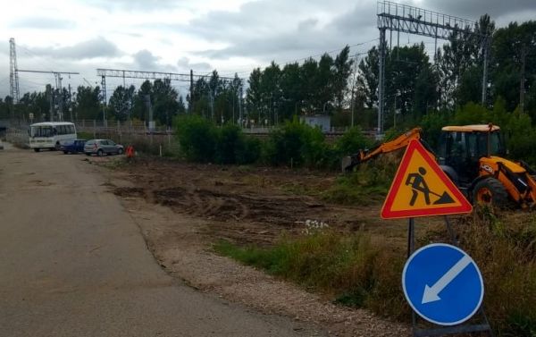 В ТУ «Гжельское» начаты долгожданные работы по обустройству парковочного пространства около станции Гжель.